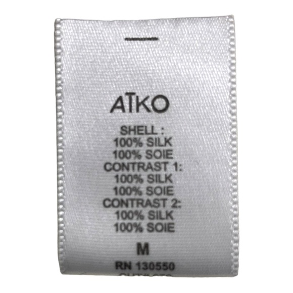 Jeunesse by Aiko womens silk blouse. Button down. Sleeveless. Size Small - Picture 10 of 10